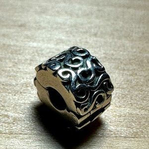 Pandora Sterling Silver S Clip Charm 790338